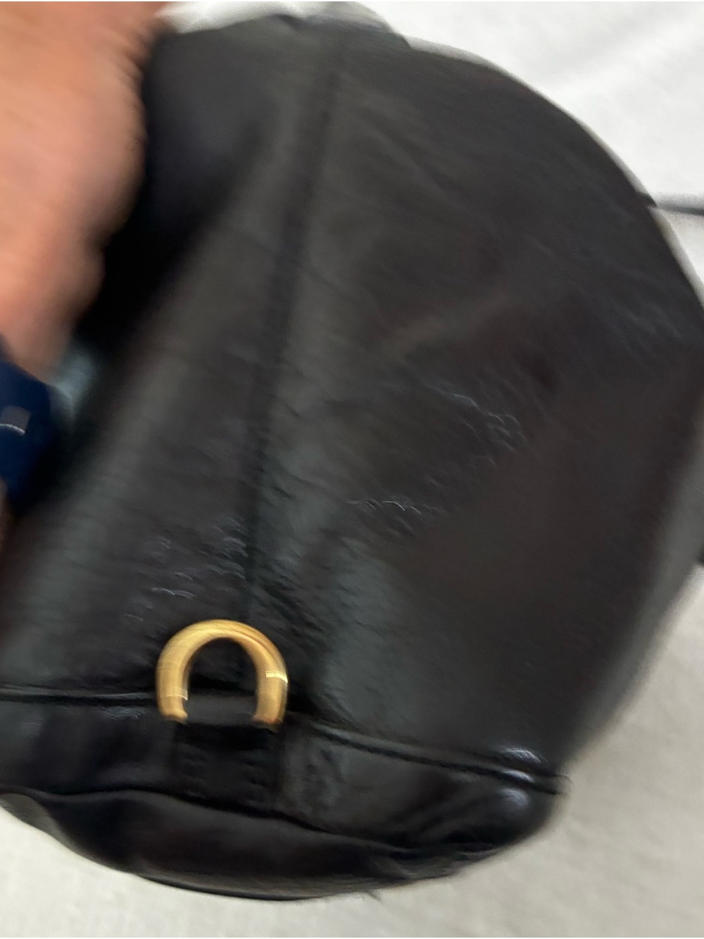 Coach EUC Madison Sabrina Black Leather Shoulder Satchel with Gold Hardware - Picture 9 of 16